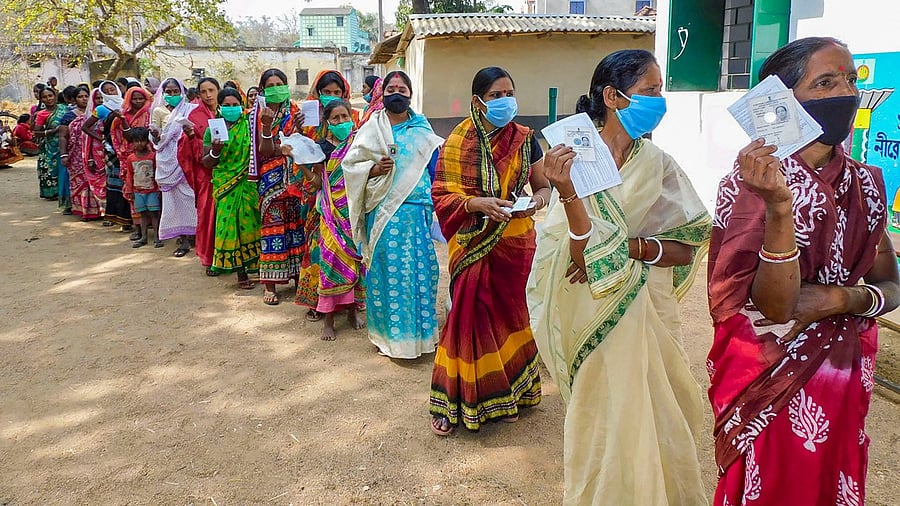 The total number of booths in 144 wards of the Kolkata Municipal Corporation is 4,800. Credit: PTI File Photo