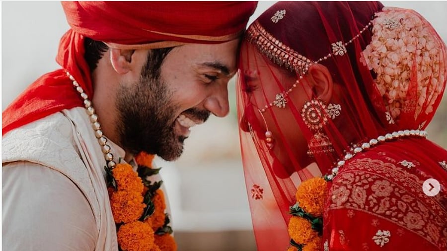 Actors Rajkummar Rao and Patralekhaa. Credit: Patralekhaa/Instagram