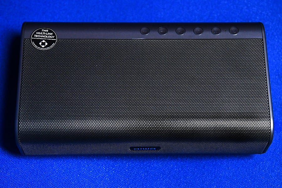 If you love thumping bass, the Aiwa SB-X350A speakeris for you. Credit: DH Photo/S K Dinesh