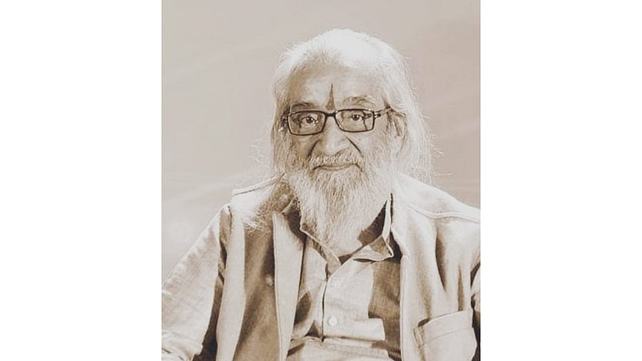 Noted historian Babasaheb Purandare. Credit: Special Arrangement