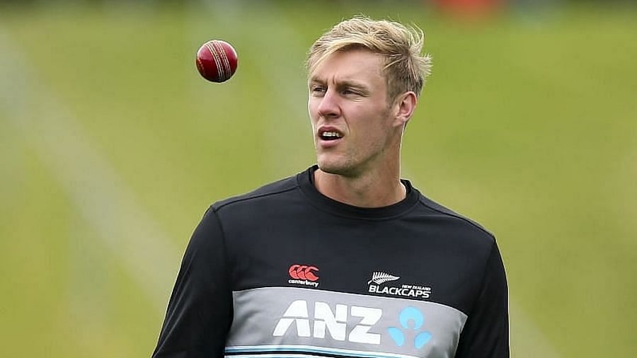 New Zealand All-Rounder Kyle Jamieson. Credit: IANS Photo