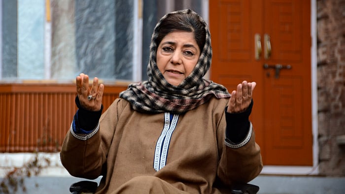 PDP chief Mehbooba Mufti. Credit: PTI Photo
