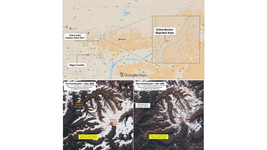 Congress alleges that satellite images show that China has built villages near Doklam. Credit: IANS Photo