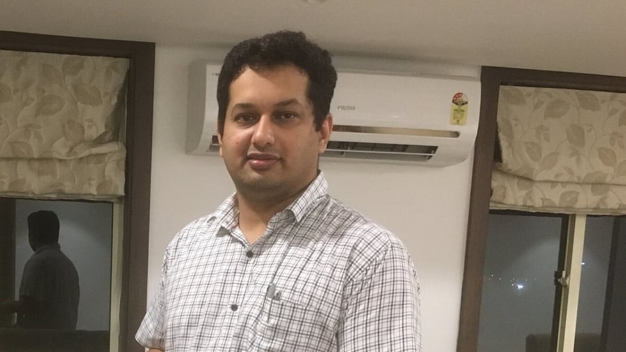 Former Defence Minister late Manohar Parrikar's son, Utpal Parikkar. Credit: Twitter/@uparikkar
