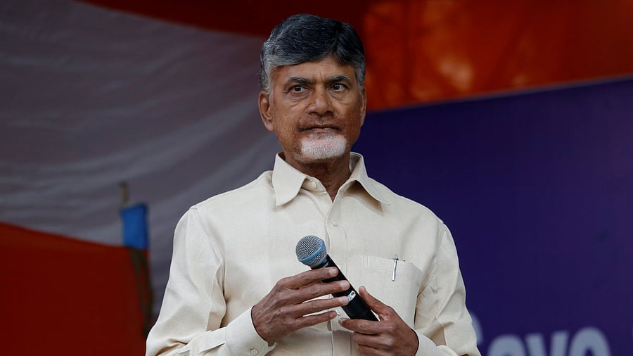 N Chandrababu Naidu. Credit: Reuters Photo