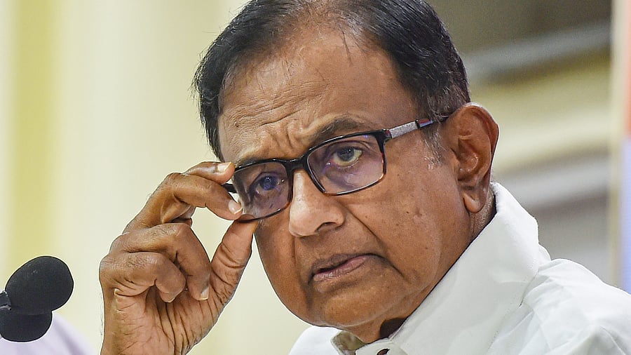 Senior Congress leader P Chidambaram. Credit: PTI Photo
