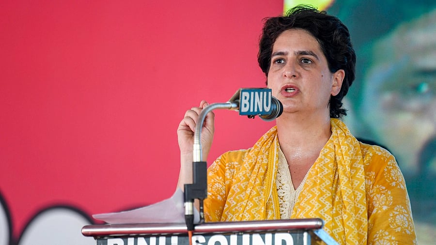 Congress leader Priyanka Gandhi. Credit: PTI File Photo