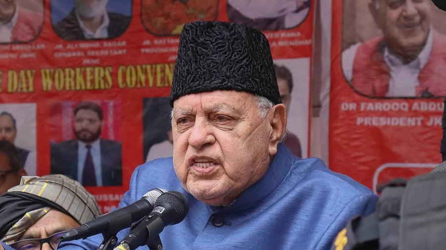 Farooq Abdullah. Credit: PTI Photo