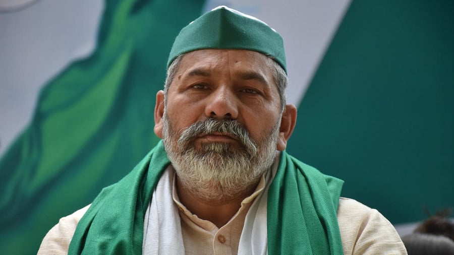 Bharatiya Kisan Union (BKU) leader Rakesh Tikait. Credit: DH Photo/Janardhan B K