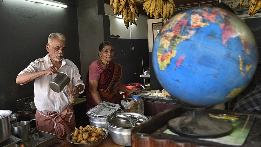 Vijayan (L), aged 71, died in Kochi on Friday. Credit: Special Arrangement