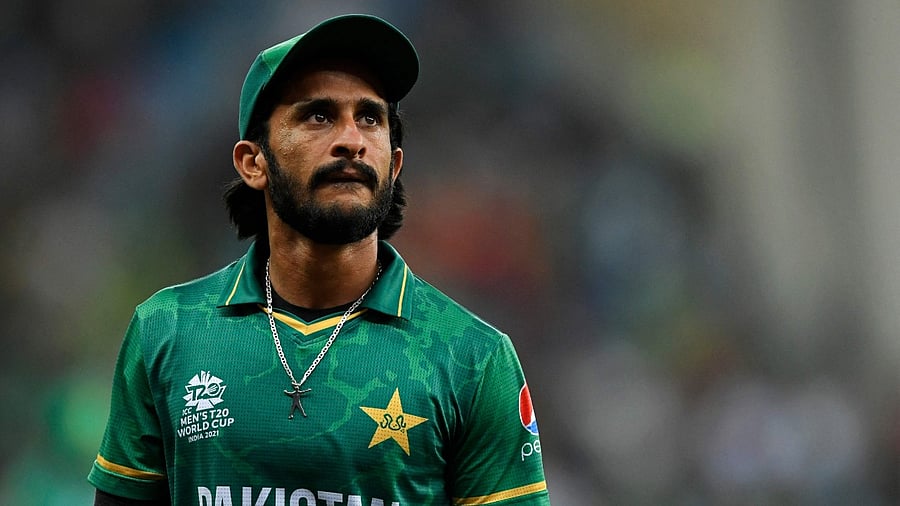 Pakistan pacer Hasan Ali. Credit: AFP File Photo