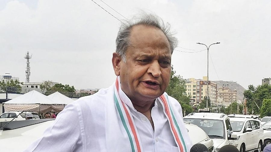Rajasthan CM Ashok Gehlot. Credit: PTI photo
