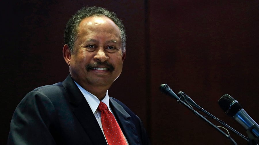 Sudan's Prime Minister Abdalla Hamdok. Credit: AFP File Photo