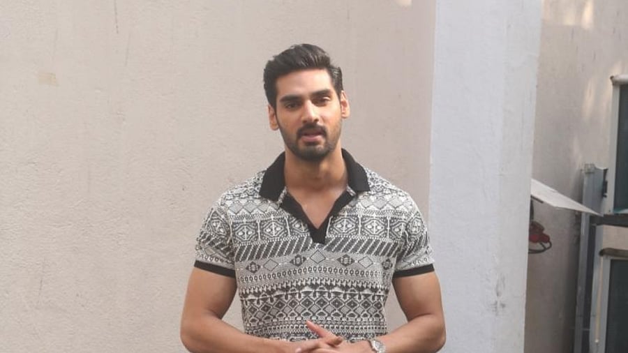 Actor Ahan Shetty. Credit: IANS Photo