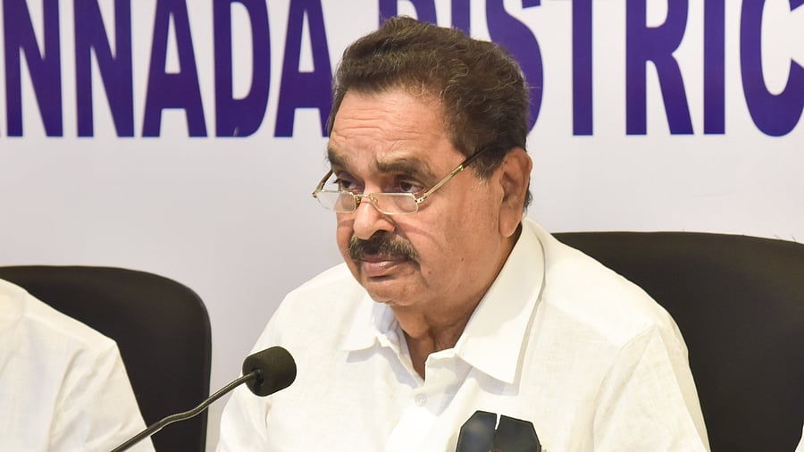 Former minister B Ramanath Rai. Credit: DH Photo