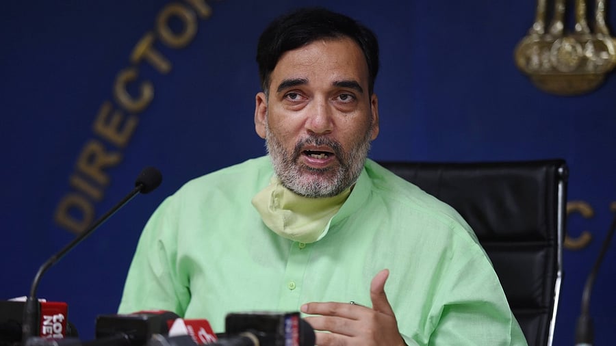 Senior AAP leader and Delhi Environment Minister Gopal Rai. Credit: PTI File Photo