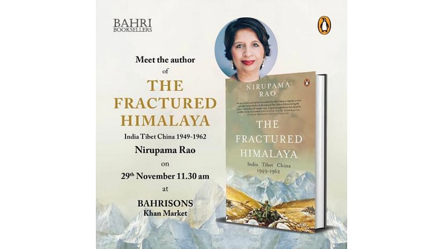 She noted that India and China "are still writing the second act in the story of the life of their relationship". Credit: Twitter/@NMenonRao