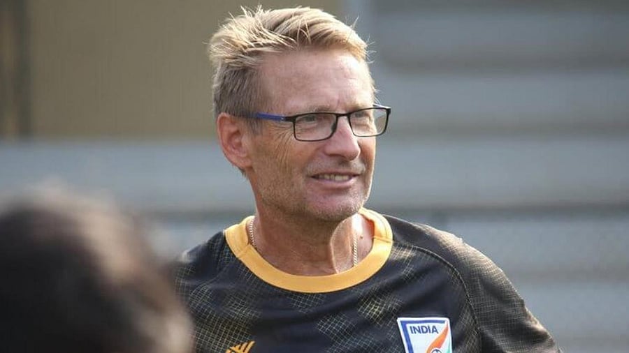Indian women's football team head coach Thomas Dennerby. Credit: Twitter/@IndianFootball
