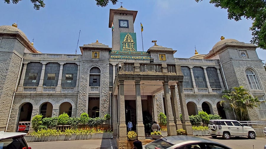 The BBMP's head office at NR Square, central Bengaluru. Credit: DH Photo