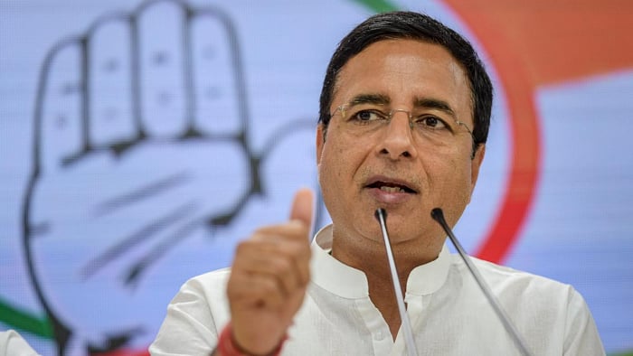 Randeep Singh Surjewala. Credit: PTI File Photo