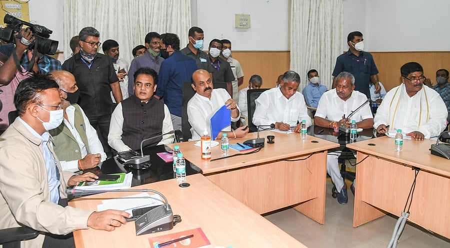 BBMP meeting. Credit: DH Photo
