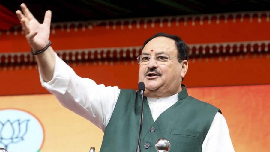 BJP National president J P Nadda. Credit: PTI Photo