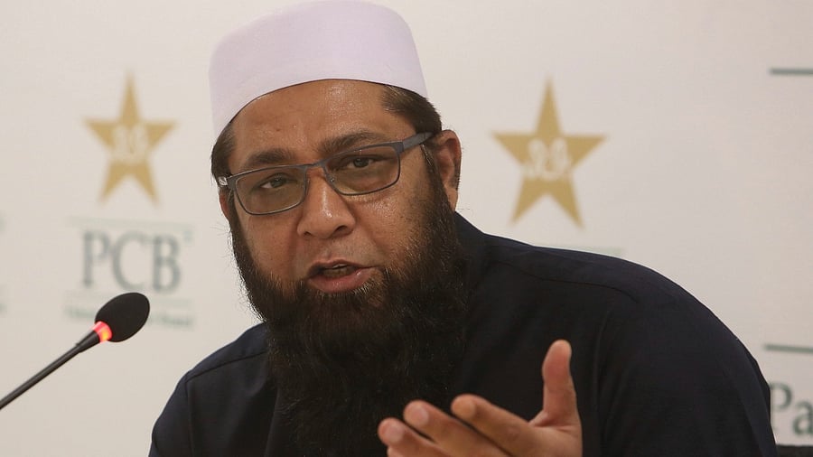 Pakistan's former cricket captain Inzamam-ul-Haq. Credit: AP/PTI File Photo