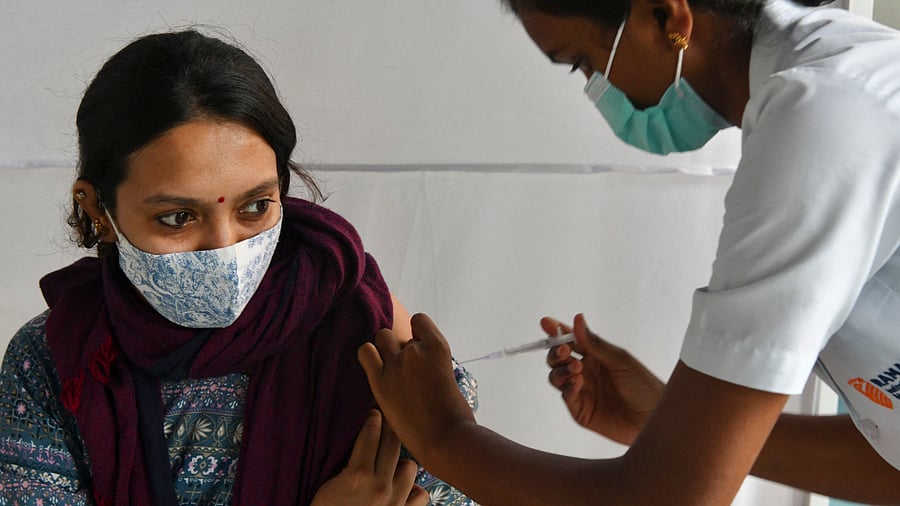 Six vaccines are approved in India, of which two are indigenously developed. Credit: AFP Photo