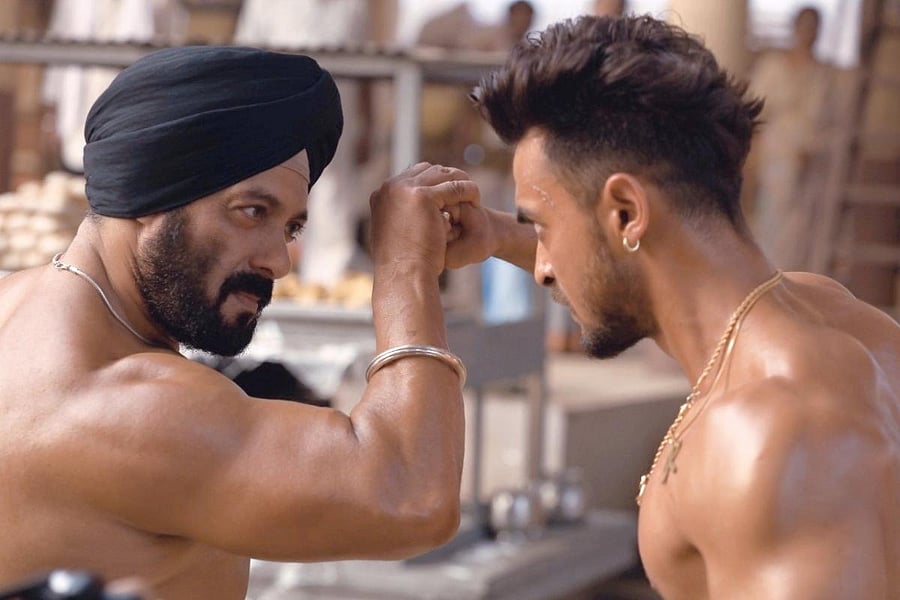 Salman Khan and Aayush Sharma in ‘Antim’.