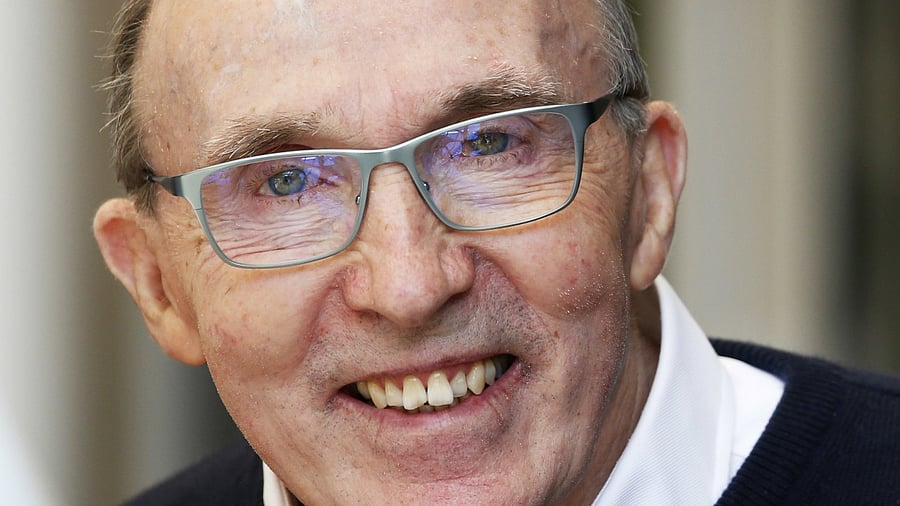 Williams F1 team founder Frank Williams. Credit: Twitter/@GeorgeRussell63