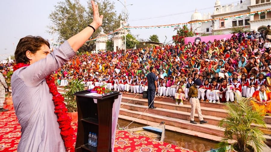 Congress General Secretary Priyanka Gandhi Vadra. Credit: IANS Photo