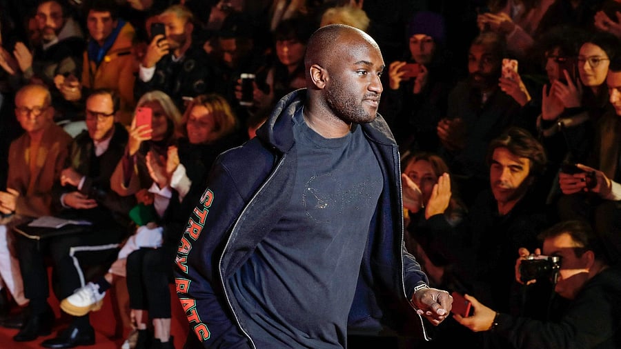 US fashion designer Virgil Abloh. Credit: AFP File Photo