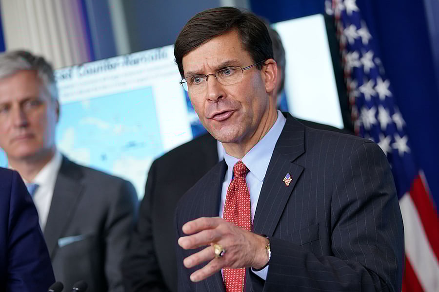 Firing a defense secretary after an election loss was unprecedented, but the opening allowed Trump to install loyalists in top Pentagon positions as he continued to dispute his election loss. Credit: AFP File Photo