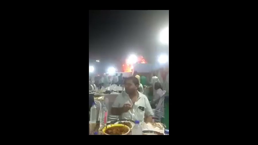 Screengrab from a video shared on Twitter. Credit: Twitter/@Piyushkakulate1