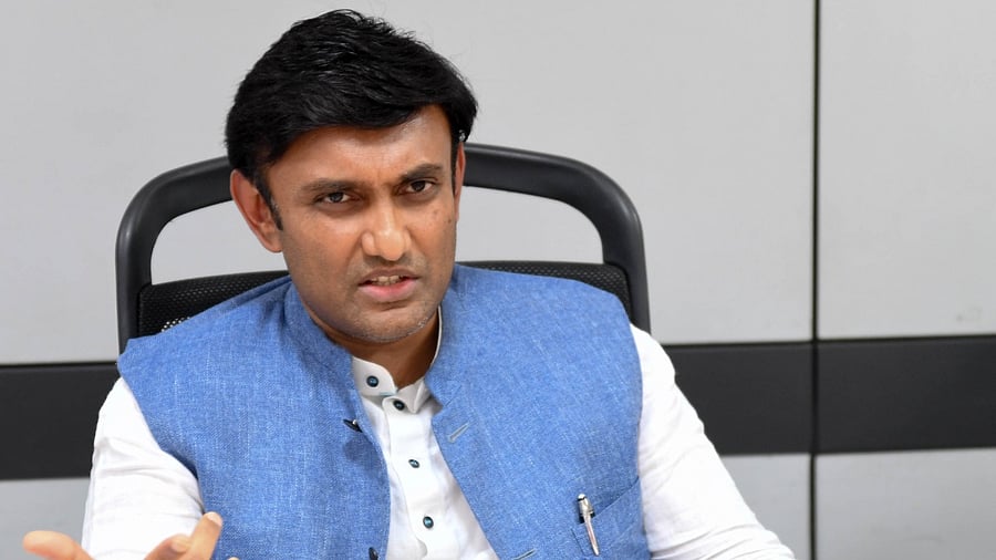 Health Minister Dr K Sudhakar. Credit: DH Photo