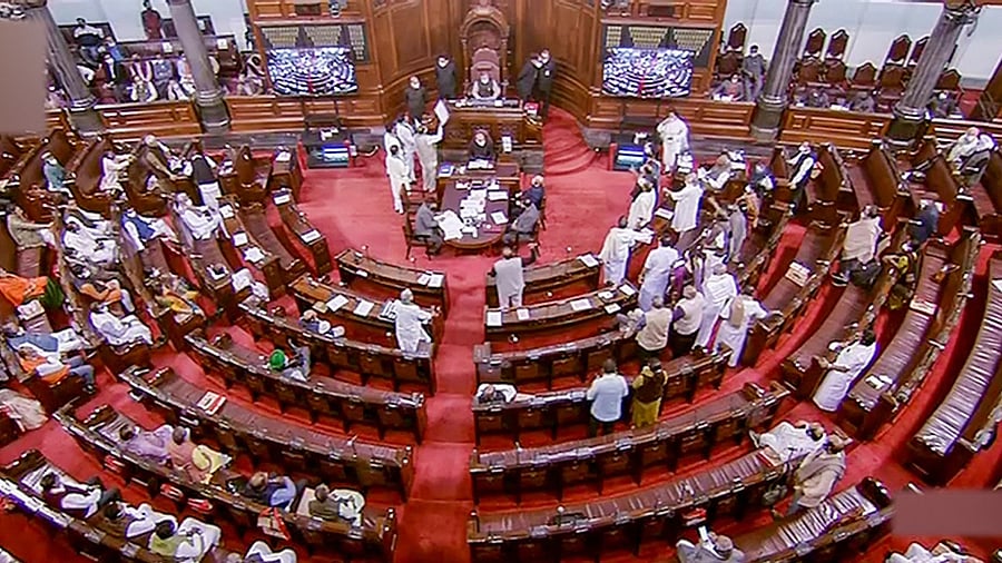Winter Session of Parliament under way. Credit: PTI Photo
