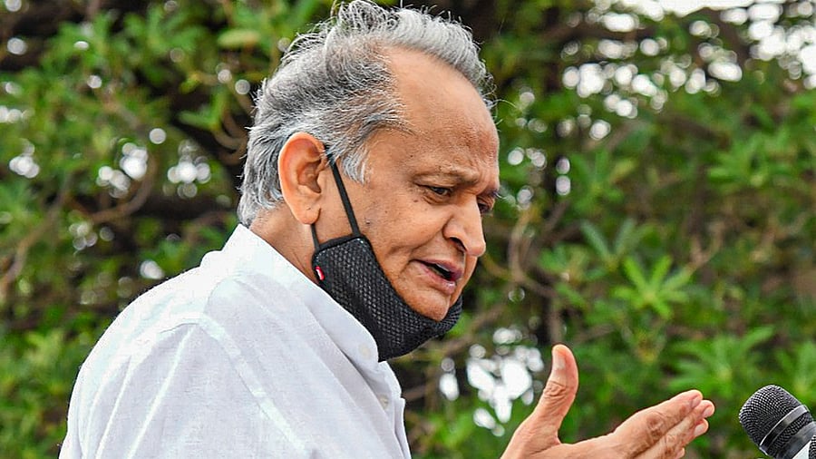 Rajasthan Chief Minister Ashok Gehlot. Credit: PTI Photo