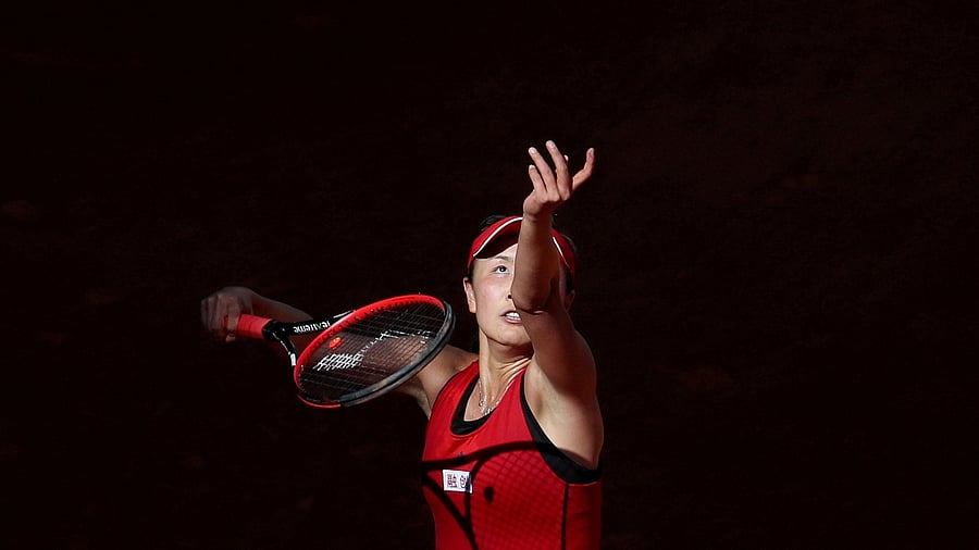 China's Peng Shuai. Credit: Reuters File Photo