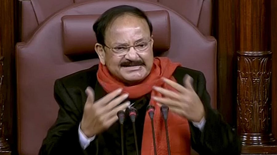 Rajya Sabha Chairman M Venkaiah Naidu. Credit: PTI Photo
