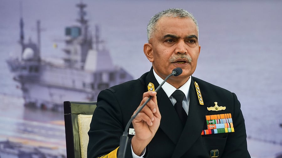 Navy Chief Admiral R Hari Kumar. Credit: PTI Photo