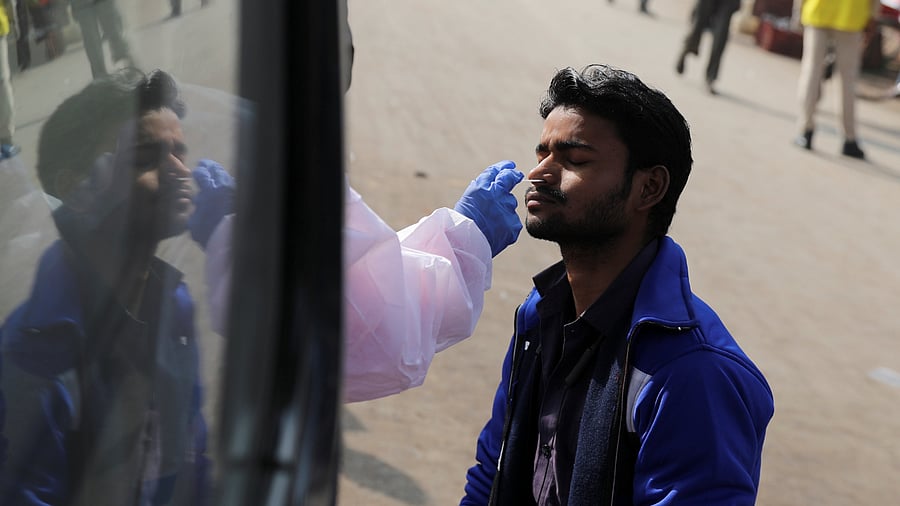 Delhi Health Minister Satyendar Jain said Omicron is a subject of caution. Credit: Reuters Photo