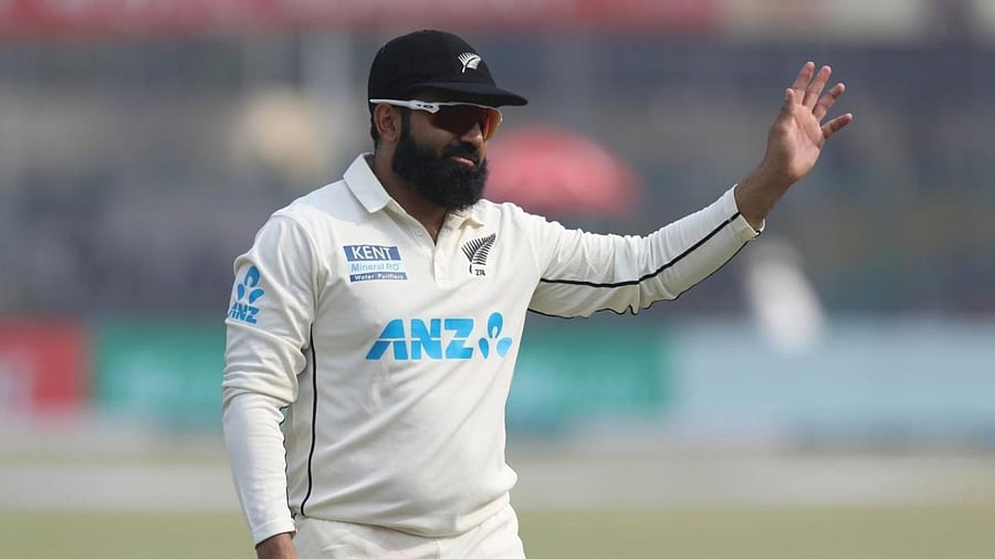 New Zealand's Ajaz Patel. Credit: AFP Photo