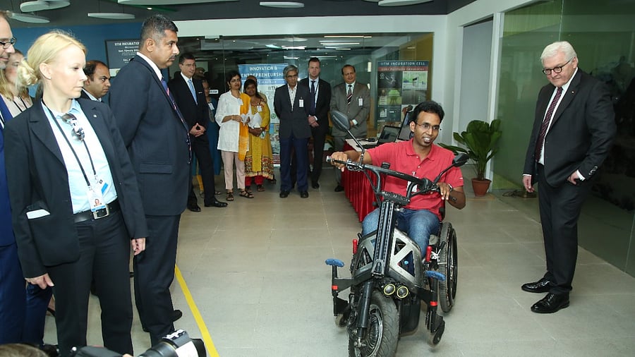 Officials from Germany at an event focused on start-ups at IIT-M in 2018. Credit: DH File Photo