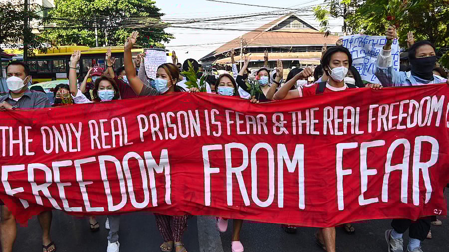 A US class-action complaint, filed in California on Monday argues that the company's failures to police content. Credit: AFP Photo