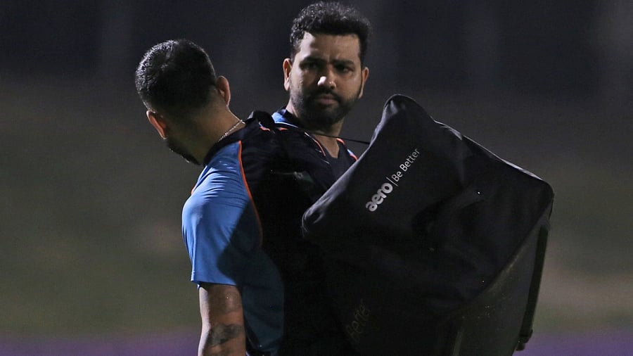 Rohit Sharma and Virat Kohli. Credit: AP/PTI Photo