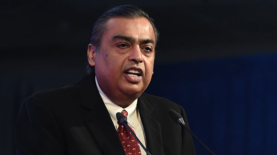 Reliance Industries Ltd MD Mukesh Ambani. Credit: AFP Photo