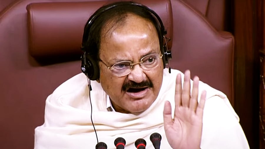 Rajya Sabha Chairman M Venkaiah Naidu. Credit: IANS Photo
