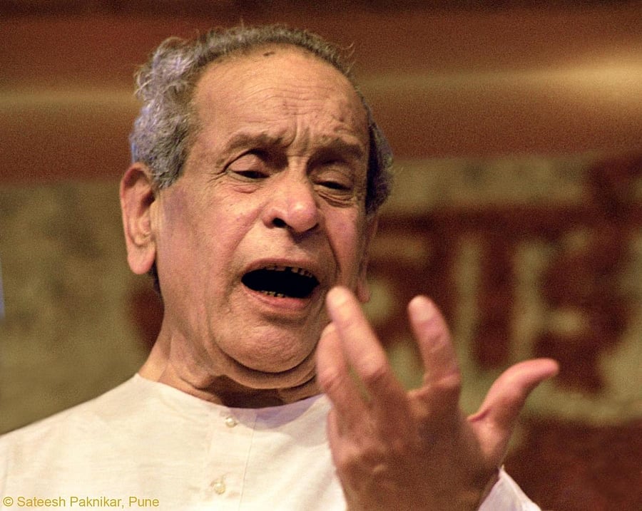 Pt Bhimsen Joshi. Credit: DH File Photo