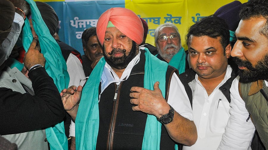 Former Punjab chief minister Captain Amarinder Singh. Credit: PTI File Photo