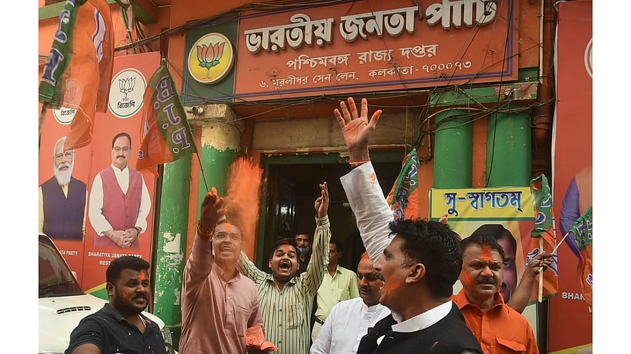 The West Bengal office of the BJP. Credit: PTI File Photo